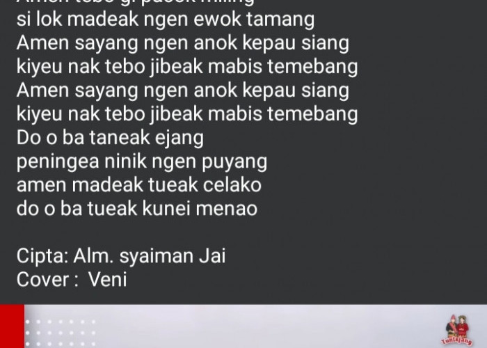 Lagu Rejang 'Sayang Api Coa Sayang yang Viral di Medsos Usai Banjir Bandang Lebong, Apa Maknanya?
