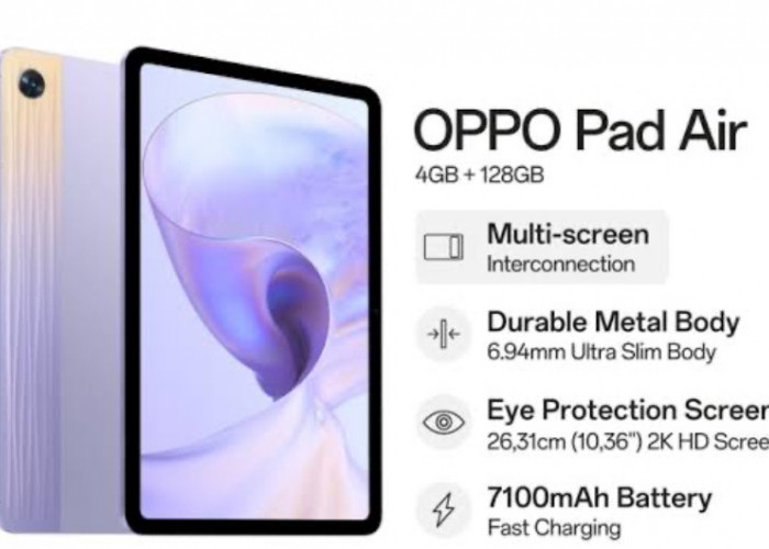 Oppo Pad Air Tablet yang Cocok untuk Multitasking, Ini Spesifikasinya