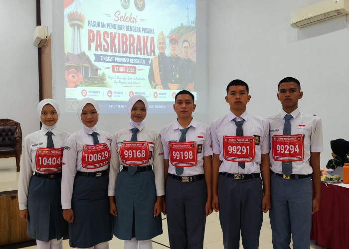 Membanggakan, Dua Putra-Putri Terbaik Lebong Jadi Paskibraka Provinsi Bengkulu