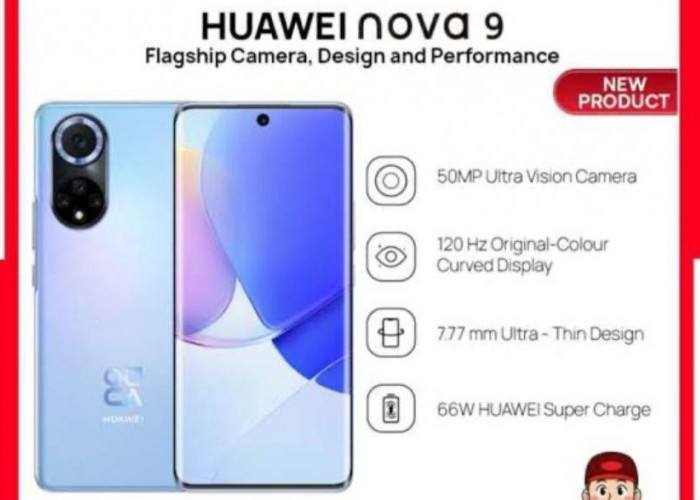 HP Huawei Nova 9 Dibekali Dengan Quad Kamera Ultra Vision dan Kamera Ultrawide