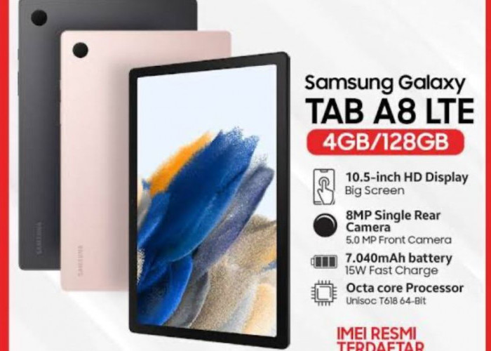 Samsung Perkenalkan Tablet Galaxy Tab A8 Dengan Harga 2 Jutaan