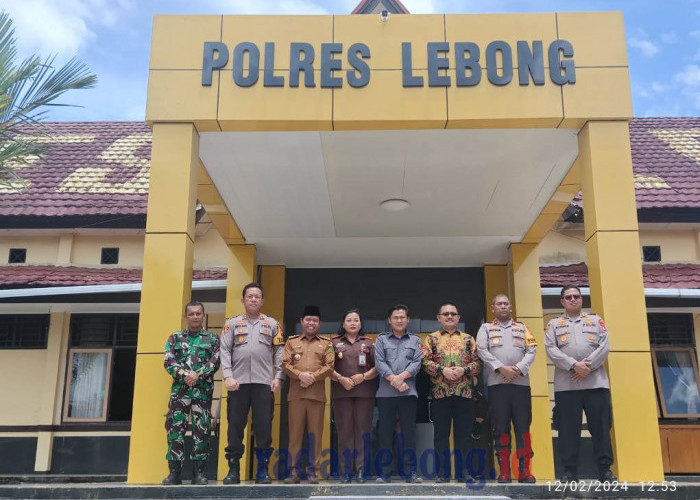 Wakapolda Bengkulu Pantau Persiapan Pemilu 2024 di Kabupaten Lebong