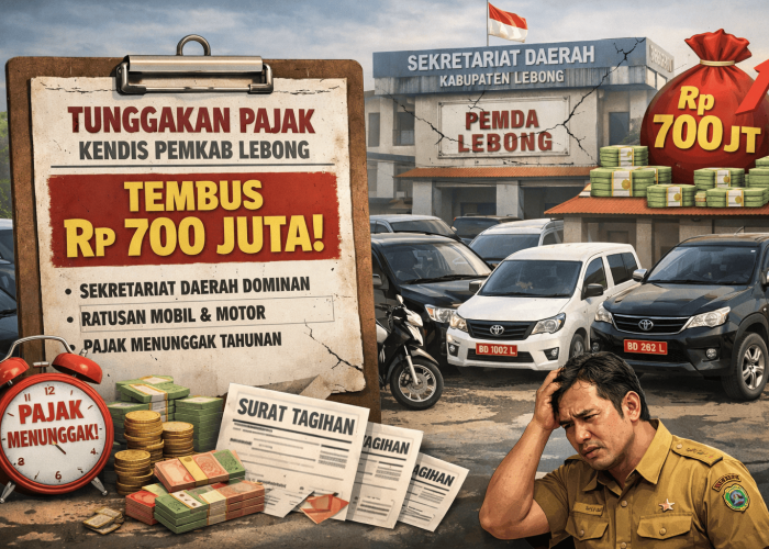 Tunggakan Pajak Kendis Pemkab Lebong Tembus Rp 700 Juta, Sekretariat Daerah Dominan