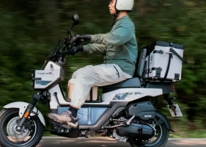 Honda Square X125: Skuter Matik Adventure Sudah Dibekali Rak