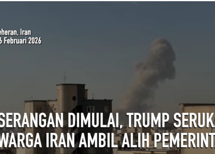 Serangan Dimulai, Trump Serukan Warga Iran Ambil Alih Pemerintahan