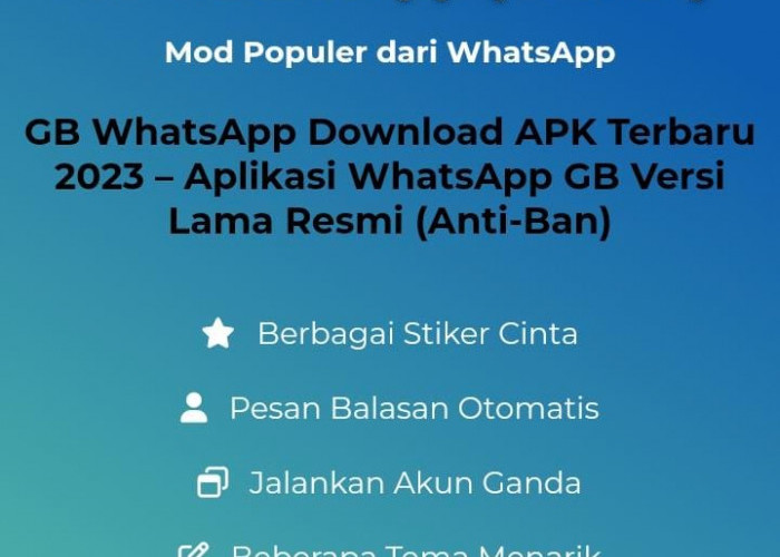 GB WhatsApp Itu Apa ? Cek Fitur dan Bahayanya 