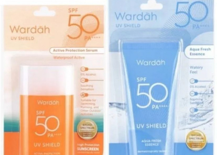 Perbedaan Sunscreen Wardah UV Shield Aqua Fresh Essence SPF 50 PA++++