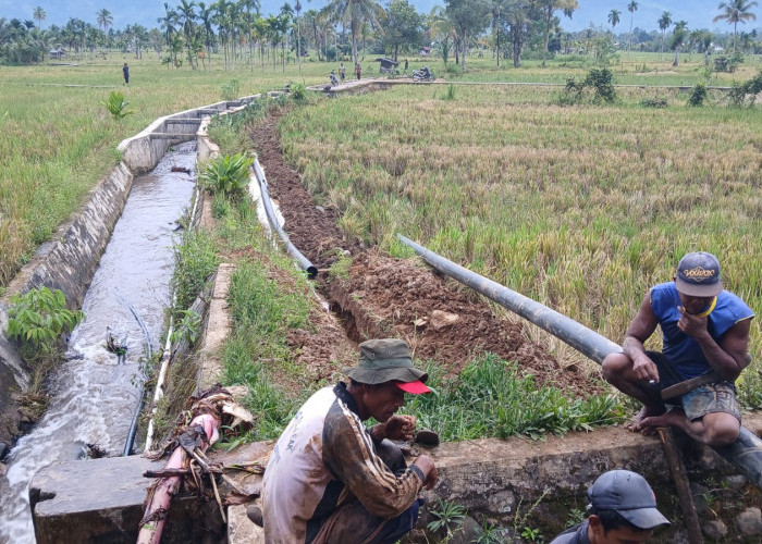 Pipa Transmisi Air Pabes Lebong Akhirnya Ditanam, Sebelumnya Sempat Dikeluhkan