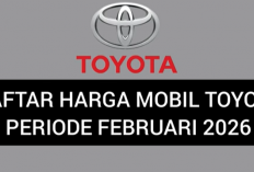 Harga Terbaru Mobil Toyota Februari 2026 Terlengkap Semua Jenis dan Tipe