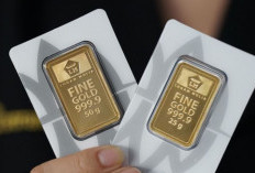 Harga Emas Antam Melonjak Nyaris Sentuh Rp 2,4 Juta Per Gram