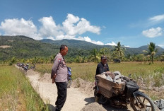 Musim Paceklik, Polsek Lebong Tengah Dorong Proyek Dana Desa Serap Pekerja Lokal
