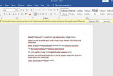 Cara Menghilangkan Garis Merah di Microsoft Word