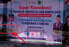 Bikin Heboh! Spanduk Pemkab Lebong Tampilkan Dua Bupati