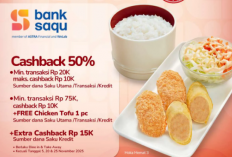Promo HokBen Oktober 2026 dengan Bank Saqu, Cashback 50 Persen dan Gratis Chicken Tofu