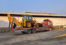 Siaga Bencana Longsor , Pemkab Lebong Beli Alat Berat Backhoe Loader Baru