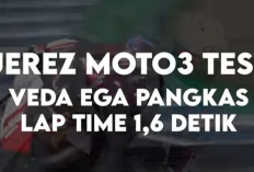 MARQUEZ STYLE! Veda Ega Kejutkan Tes Moto3 Jerez, Tembus Top Rookie dan Ungguli Rival Asia