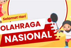 25 Ucapan Hari Olahraga Nasional 2026, Cocok untuk Caption dan Status Media Sosial