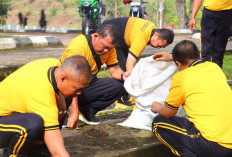 Polres Lebong Gaungkan Gerakan Indonesia Asri, Fokus Bersihkan Destinasi Wisata