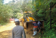 Bencana Longsor Jalan Lebong-Curup Mengancam Pengendara 